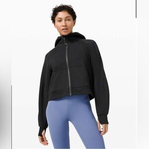 GUC Scuba Oversized Full Zip Hoodie Black XS/S